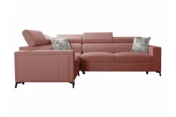 Galbally 3-sits Hörnbäddsoffa Pink