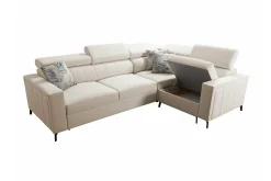 Galbally 3-sits Hörnbäddsoffa Pink