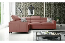 Galbally 3-sits Hörnbäddsoffa Pink