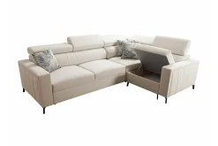 Galbally 3-sits Hörnbäddsoffa Ljusgrå