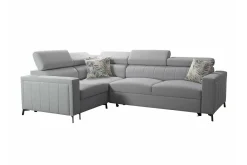 Galbally 3-sits Hörnbäddsoffa Ljusgrå
