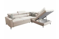 Galbally 3-sits Hörnbäddsoffa Pink