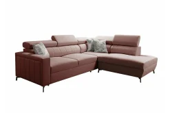 Galbally 3-sits Hörnbäddsoffa Pink