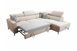 Galbally 3-sits Hörnbäddsoffa Light grey