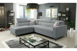 Galbally 3-sits Hörnbäddsoffa Light grey