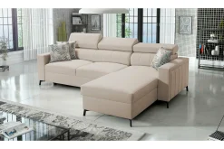 Galbally 3-sits Hörnbäddsoffa beige
