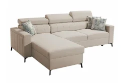 Galbally 3-sits Hörnbäddsoffa beige
