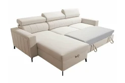 Galbally 3-sits Hörnbäddsoffa beige