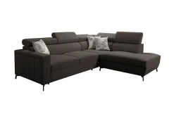 Galbally 3-sits Hörnbäddsoffa Dark brown