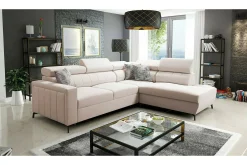 Galbally 3-sits Hörnbäddsoffa beige