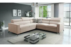 Galbally 4-sits Hörnbäddsoffa beige