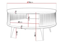 Galia Soffbord 75 cm