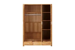 Garderob Chicago 3-Dörrar Och 3-Lådor 130x57xh190