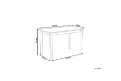 Georgia Matbord 150 cm
