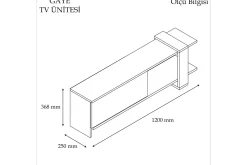 Gersby TV-Bänk 120 cm
