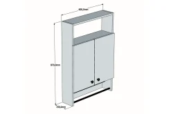 Giff Badrumsskåp 60 cm