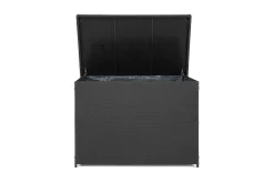 Gigant vattentät dynbox XL utomhus - Dynlåda i konstrotting (B150xD90xH101 cm)