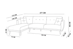 Gjoni Bäddsoffa med Divan Höger