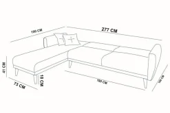 Gjoni Bäddsoffa med Divan Höger