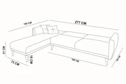 Gjoni Bäddsoffa med Divan Vänster