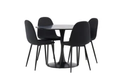 Glade Matgrupp 100 cm Rund med 4 Polar stolar