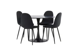 Glade Matgrupp 100 cm Rund med 4 Polar stolar