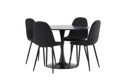 Glade Matgrupp 100 cm Rund med 4 Polar stolar