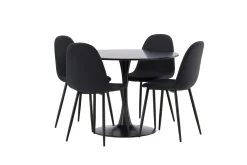 Glade Matgrupp 100 cm Rund med 4 Polar stolar