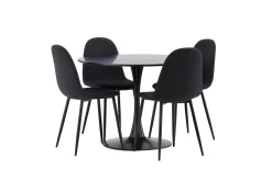 Glade Matgrupp 100 cm Rund med 4 Polar stolar