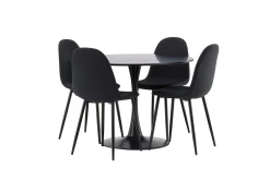 Glade Matgrupp 100 cm Rund med 4 Polar stolar