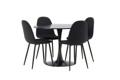 Glade Matgrupp 100 cm Rund med 4 Polar stolar