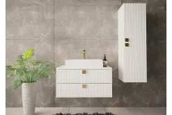 Glenndale Högskåp Badrum 120 cm Concept 55 White