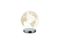 Globe LED bordslampa krom