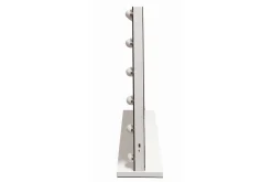 Glow Stor sminkspegel 80 cm med belysning lampor - Hollywood spegel med USB-charging