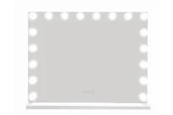 Glow Stor sminkspegel 80 cm med belysning lampor - Hollywood spegel med USB-charging