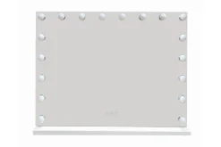 Glow Stor sminkspegel 80 cm med belysning lampor - Hollywood spegel med USB-charging