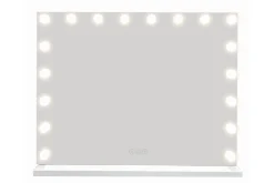 Glow Stor sminkspegel 80 cm med belysning lampor - Hollywood spegel med USB-charging