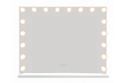 Glow Stor sminkspegel 80 cm med belysning lampor - Hollywood spegel med USB-charging