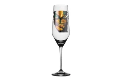 Golden Butterfly Kristall Champagneglas 24 cm