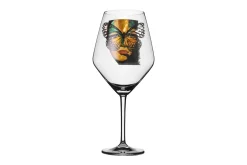Golden Butterfly Kristall Rödvinsglas 25 cm