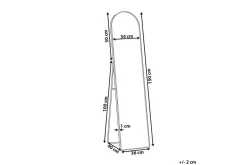 Golvspegel Bagnolet Silver