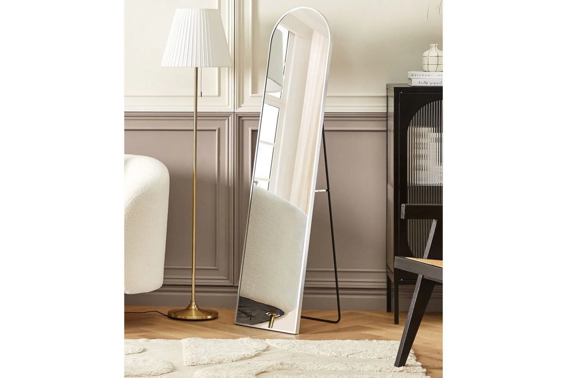 Golvspegel Bagnolet Silver