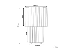 Gozocap Bordslampa 40 cm E27
