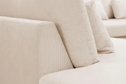 Grande 5-sits Soffa med Schäslong Vänster