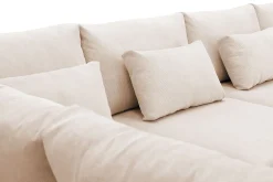 Grande 5-sits Soffa med Schäslong Vänster