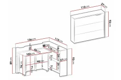 Grianan Skrivbord 136 cm White