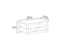 Griselda Soffbord 90 cm