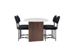 Grönvik Matgrupp 180 cm Oval med 4 Stella Stolar