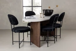 Grönvik Matgrupp 180 cm Oval med 4 Stella Stolar