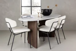 Grönvik Matgrupp 180 cm Oval med 4 Chico Stolar